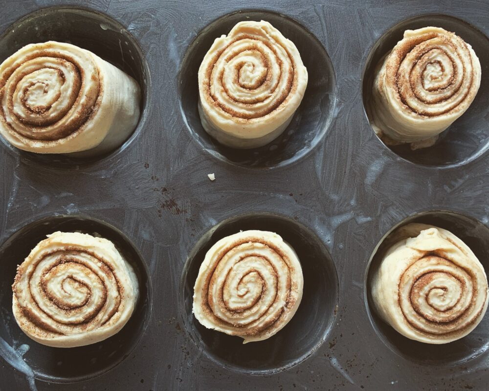 Bake at home cinnamon buns